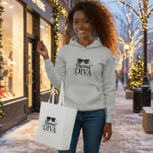 Discount Diva - Chic & Savvy Shopping Queen Hoodie