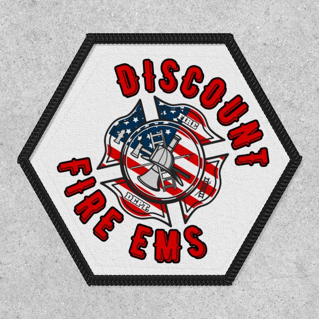 Discount EMS/Fire Patch Design 1 (Front)