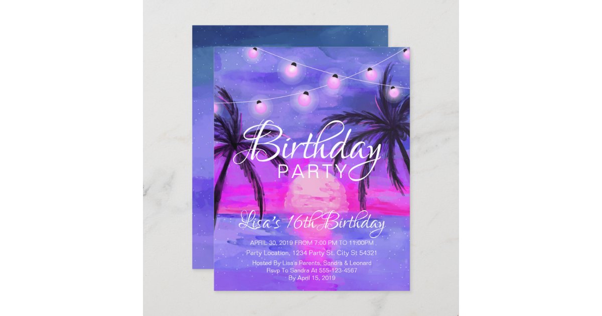 Discounted party invitations