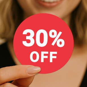 Discount Sticker Roll Promotional Sale Stickers