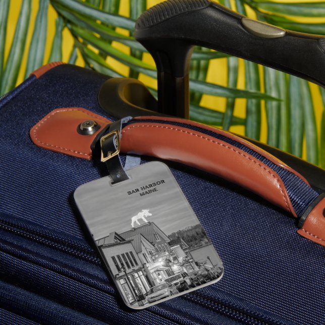 Discover Bar Harbor: Maine Adventure Luggage Tag (Front Insitu 1)