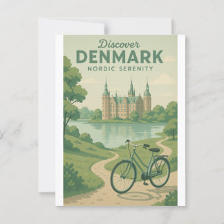 Discover Denmark – Nordic Serenity Postcard