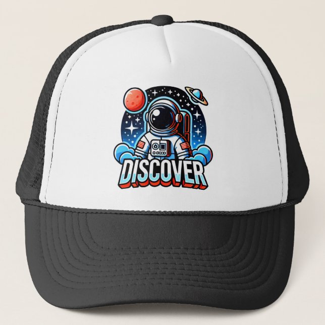 DISCOVER-EVA TRUCKER HAT (Front)