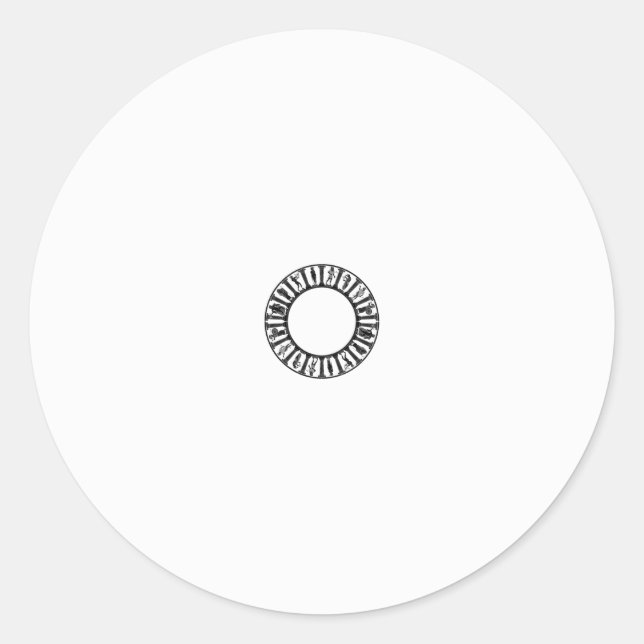 Discover High-Quality Classic Round Stickers  (Front)