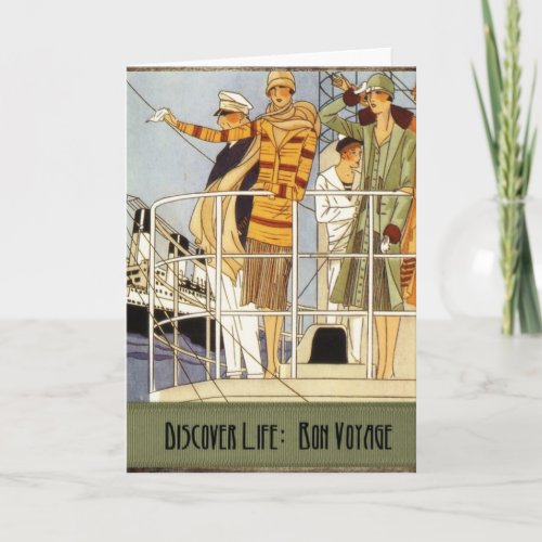 Discover Life  Bon Voyage Card