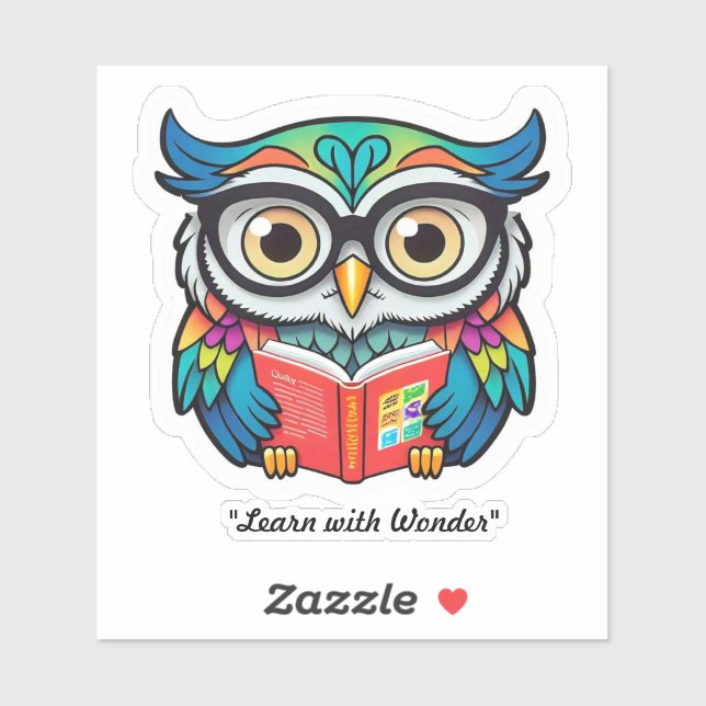 "Discover New Books" Sticker (Sheet)