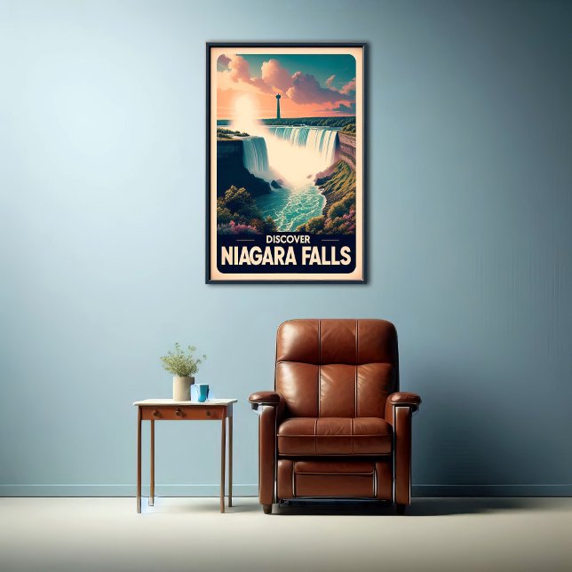 Discover Niagara Falls Vintage Travel Poster (Creator Uploaded)