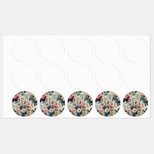 Discover Stunning Spring Floral Botanical Pattern Kids' Labels