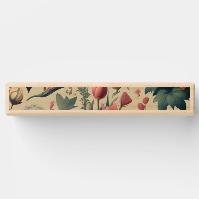 Discover Stunning Spring Floral Botanical Pattern Topple Tower (Front)