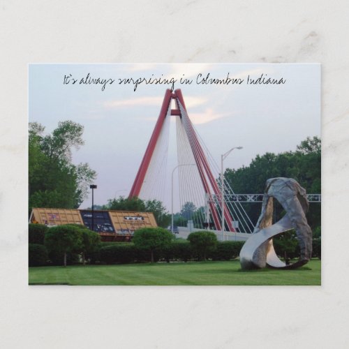 Discover Surprising Columbus Indiana Postcard