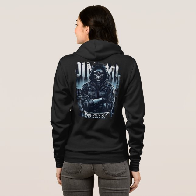 Discover the Bad Blue Boys Football Kit Hoodie (Back Full)