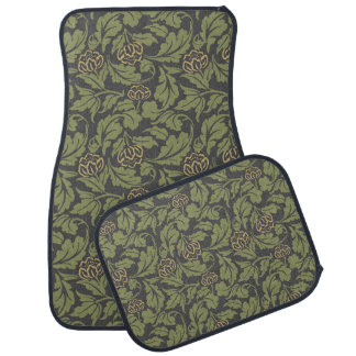 Discover the Beauty of Vintage Floral Motifs Car Floor Mat