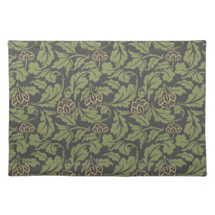 Discover the Beauty of Vintage Floral Motifs Cloth Placemat