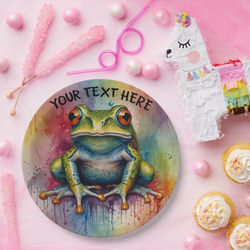 Discover the captivating beautiful frog paper plates