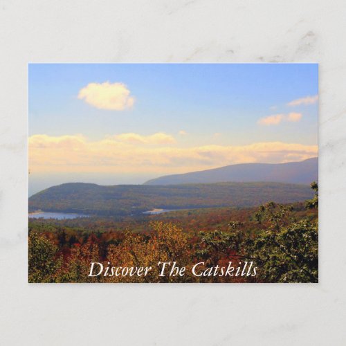 Discover the Catskills 6 Postcard