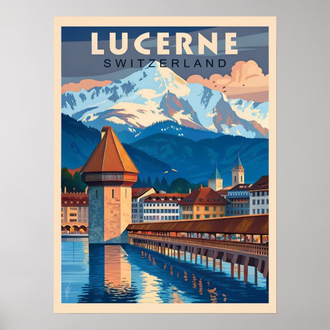 Discover the Charm of Lucerne Poster (Front)