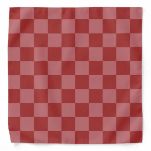 Discover the Charm of Pink and Red Checkerboard Bandana