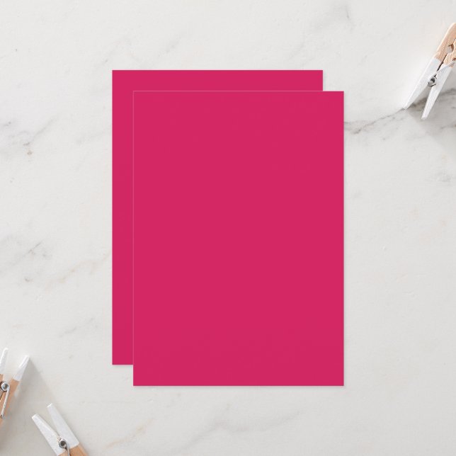 Discover the Elegance of Pink Background  Invitation (Front/Back In Situ)