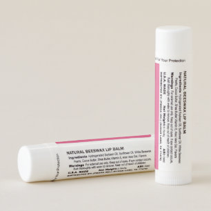 Discover the Elegance of Pink Background Lip Balm