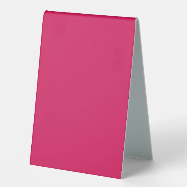 Discover the Elegance of Pink Background  Table Tent (Front)