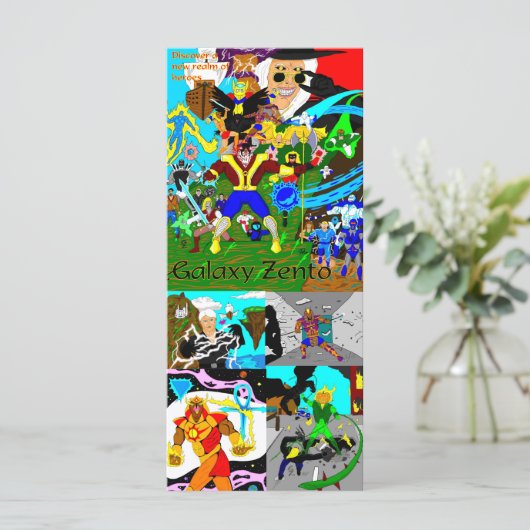 Discover the heroes card (Standing Front)