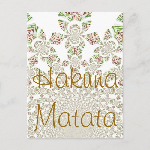 Discover the Magic of Customized Hakuna Matata  Postcard