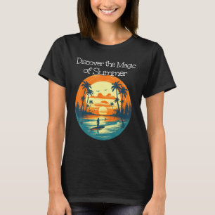 Discover the Magic of Sea with Sunset for Holiday  T-Shirt