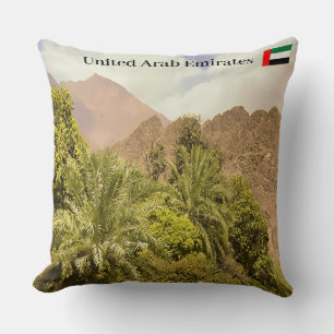 Discover the Oasis Throw Pillow