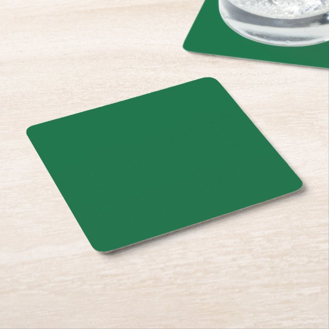 Discover the Perfect Blend of Green, Azure, Aqua,  Square Paper Coaster (Angled)