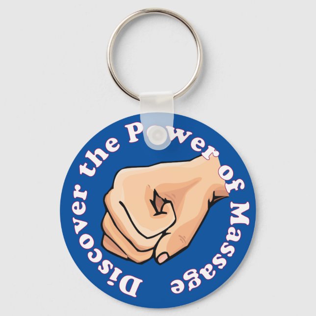 Discover the power of massage keychain (Front)