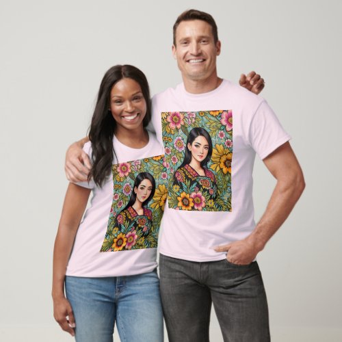 Discover the Symbolic Meanings of Flowers _  T_Shirt