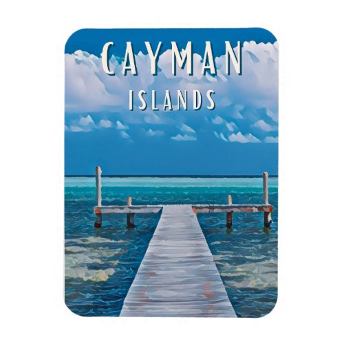 Discover the tropical paradise of the Cayman Islan Magnet
