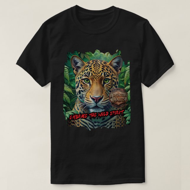 Discover the untamed beauty within. T-Shirt (Design Front)