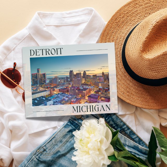 Discover the Vibrant Spirit of Detroit, Michigan Postcard (Discover the Vibrant Spirit of Detroit, Michigan Postcard)