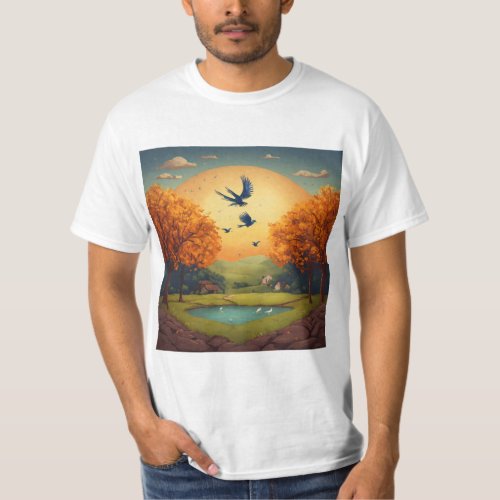 Discover the whimsical world of our duck_themed  T_Shirt