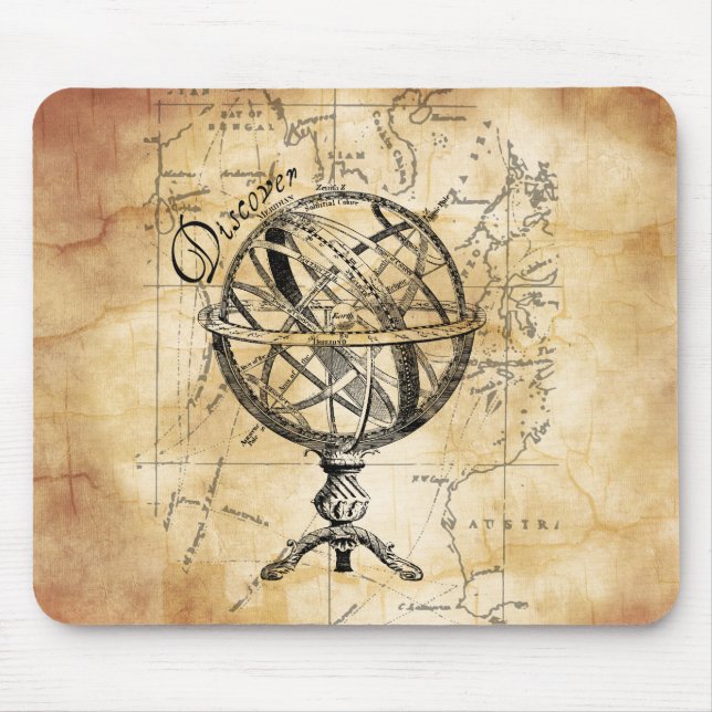 Discover the World Mouse Pad (Front)