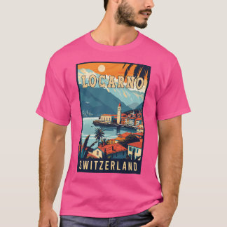 Discover Tranquility In Locarno - Switzerland Vint T-Shirt