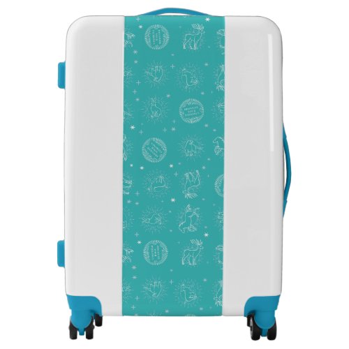 Discover Your Patronus Pattern Luggage