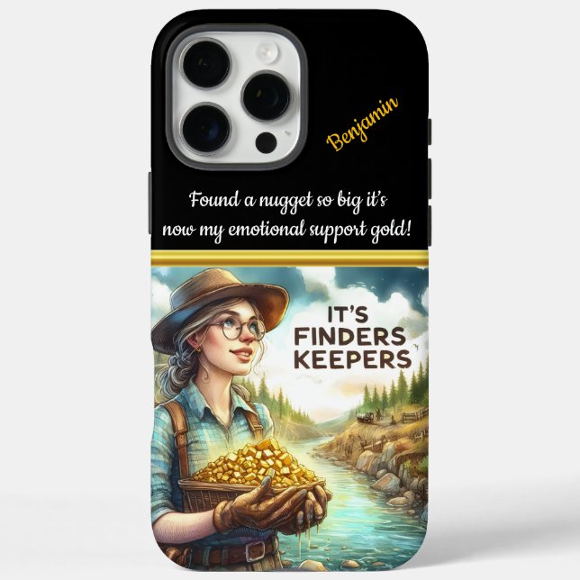 Discovering gold by the river in a sunny valley Case-Mate iPhone case (Back)