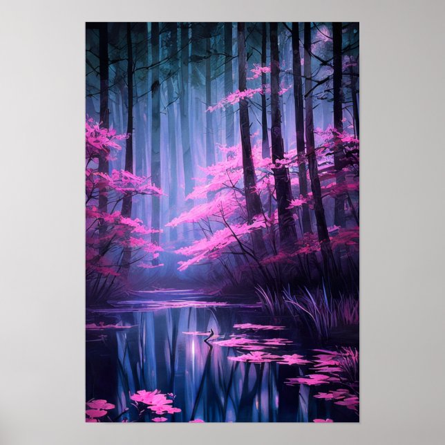 Discovering Pink Flora's Hidden Splendor Poster (Front)