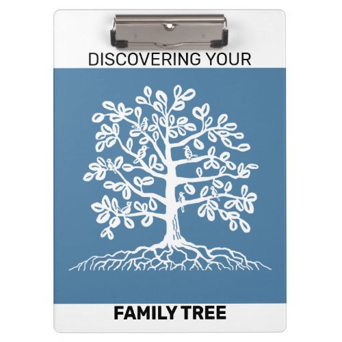 Discovering your family tree  clipboard