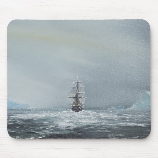 Discovery Captain Scott And Crew Mouse Pad (Front)