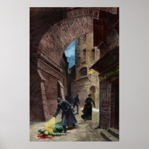 Discovery Of A Victim Of Jack the Ripper Poster