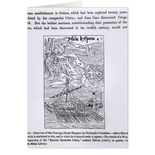 Discovery of San Domingo Cards (Front)