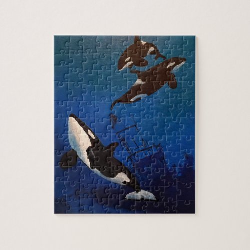 Discovery Orca and Wreckage Jigsaw Puzzle