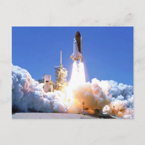 Discovery Shuttle Launch Postcard