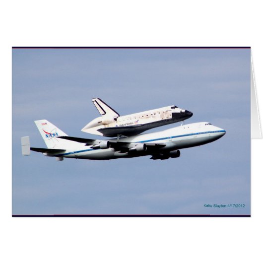 Discovery Space Shuttle Final Flight Cards (Front Horizontal)