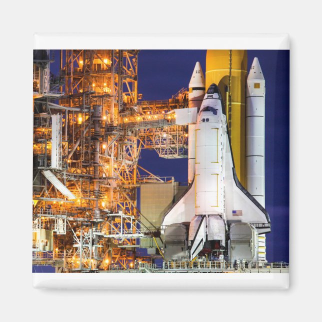 Discovery Space Shuttle Launch Magnet (Front)
