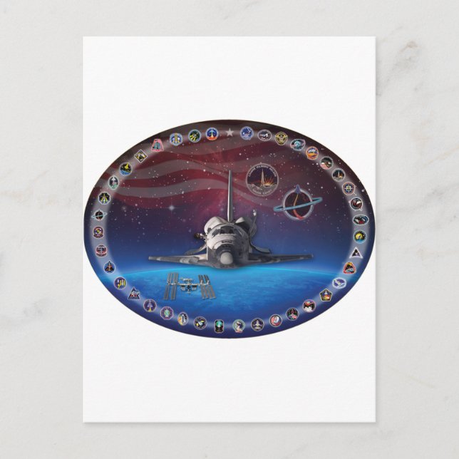 Discovery Tribute OV 103 Postcard (Front)