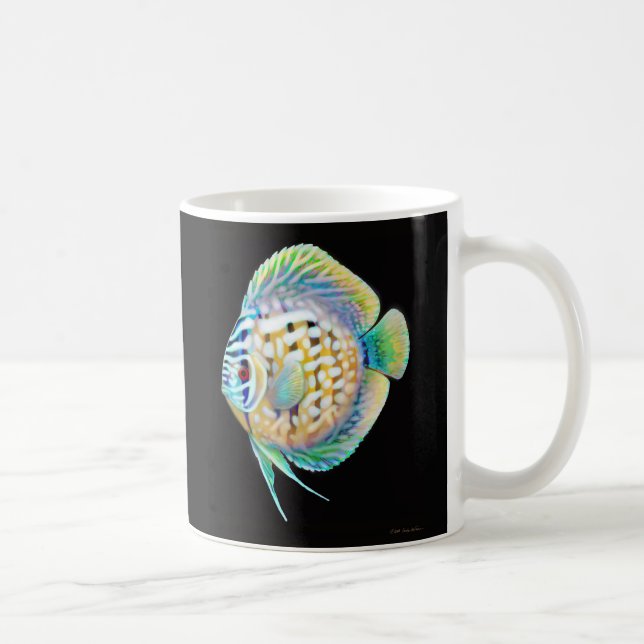 Discus Aquarium Fish Coffee Mug (Right)